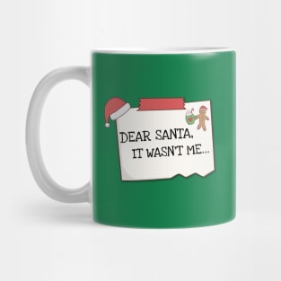 Dear Santa Kid Christmas Mug